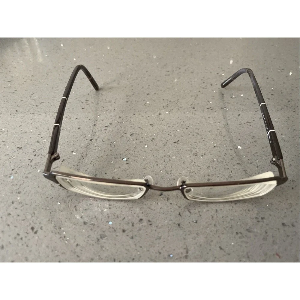 Helium Paris Italy HE 4004E S BROWN 48-18-135 Full Rim Eyeglasses Frames ONLY
